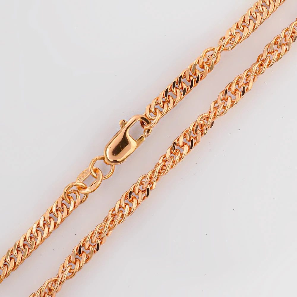 Цепь из красного золота 585 пробы