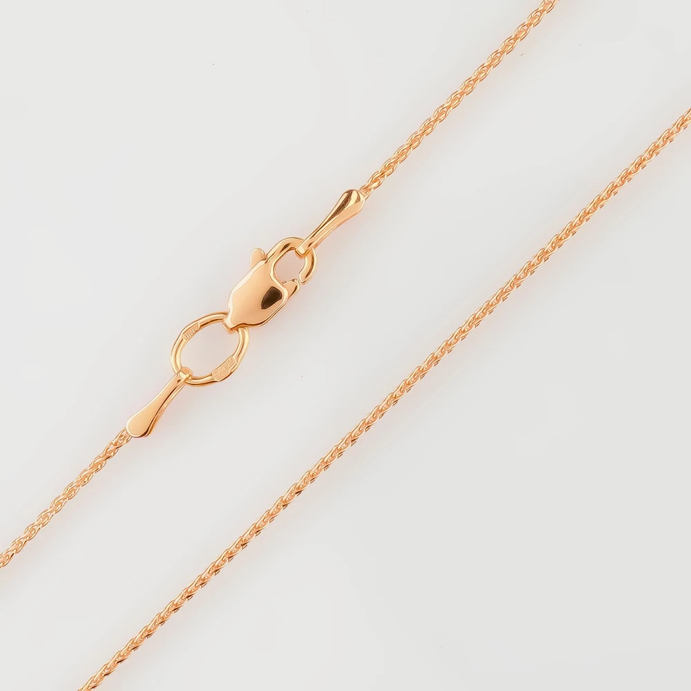 Цепь из красного золота 585 пробы