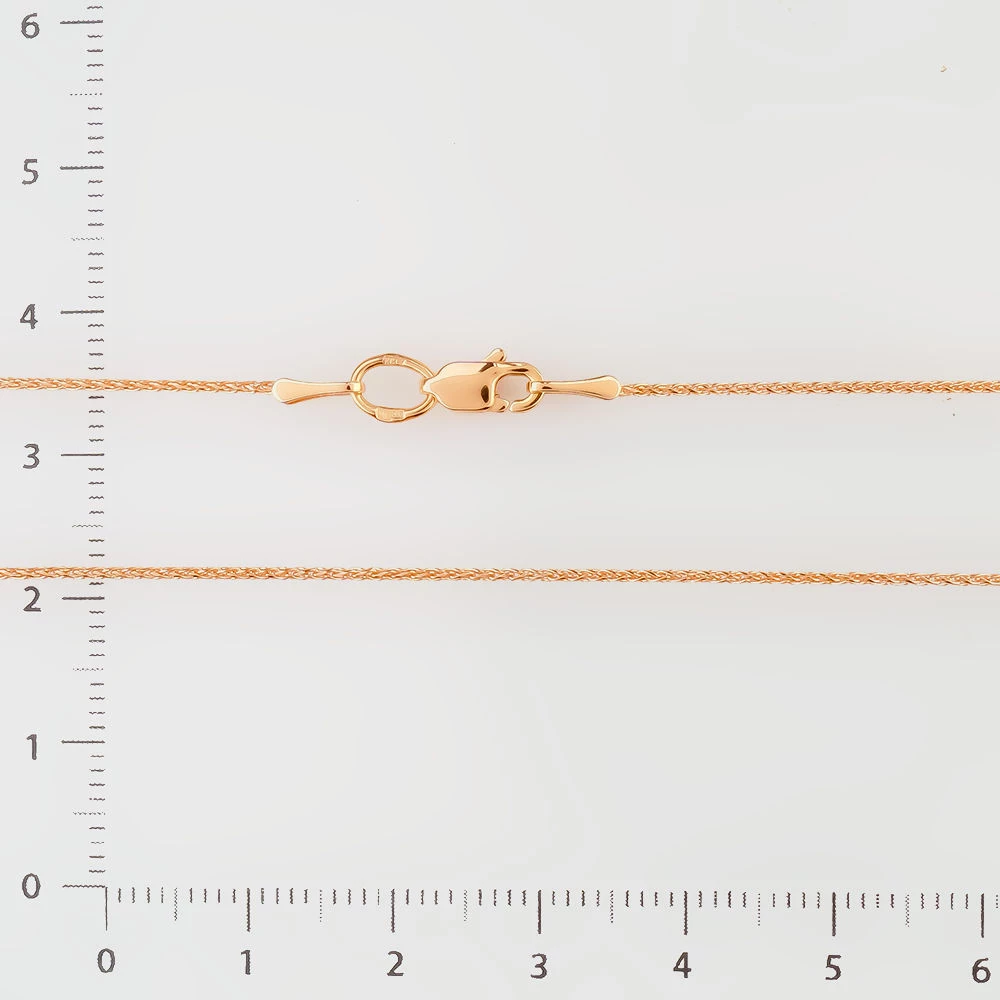 Цепь из красного золота 585 пробы