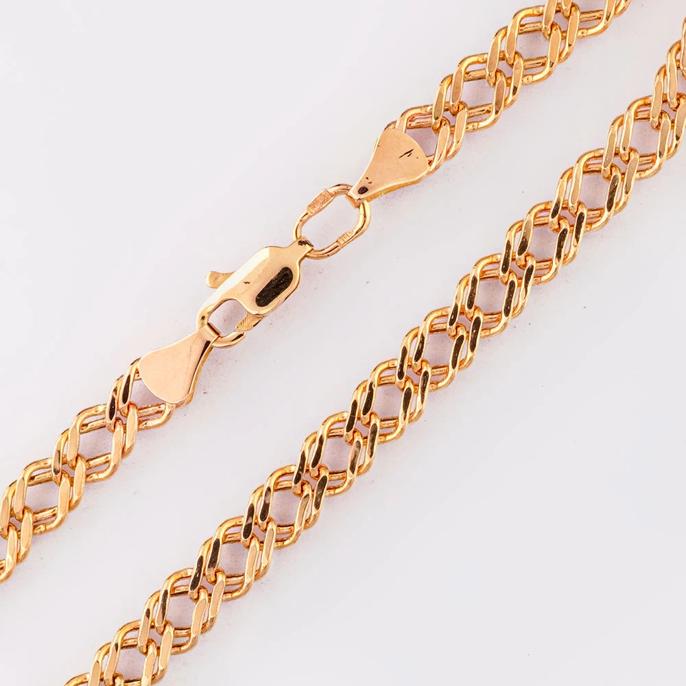 Цепь из красного золота 585 пробы