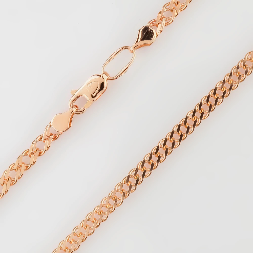 Цепь из красного золота 585 пробы