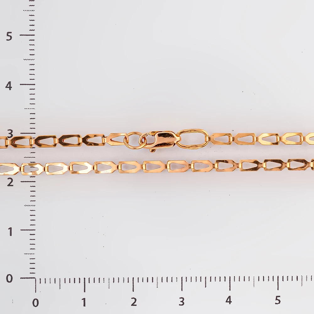 Цепь из красного золота 585 пробы