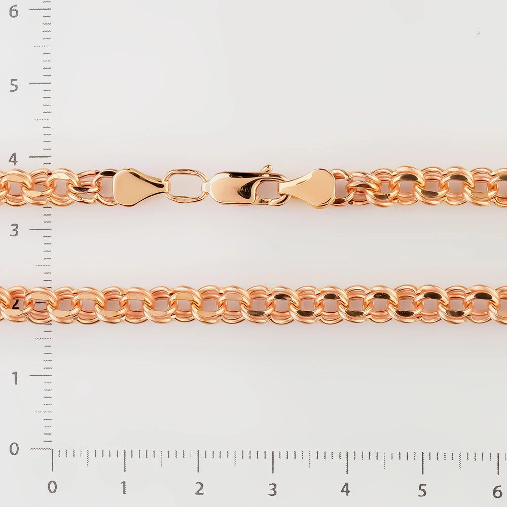 Цепь из красного золота 585 пробы