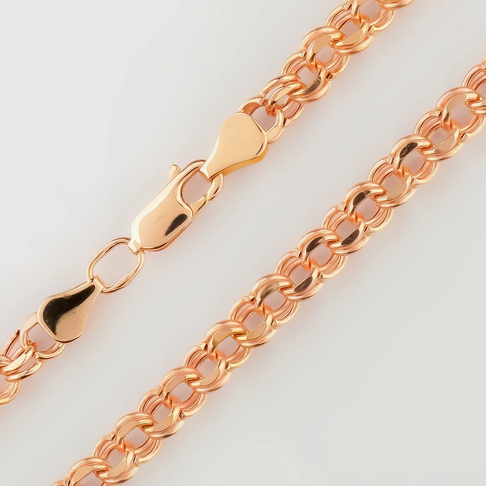 Цепь из красного золота 585 пробы