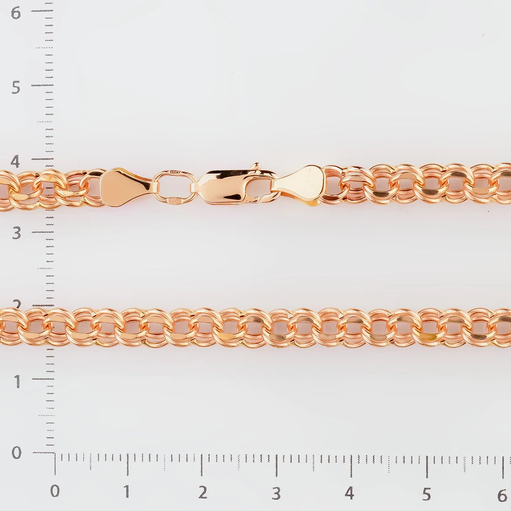 Цепь из красного золота 585 пробы