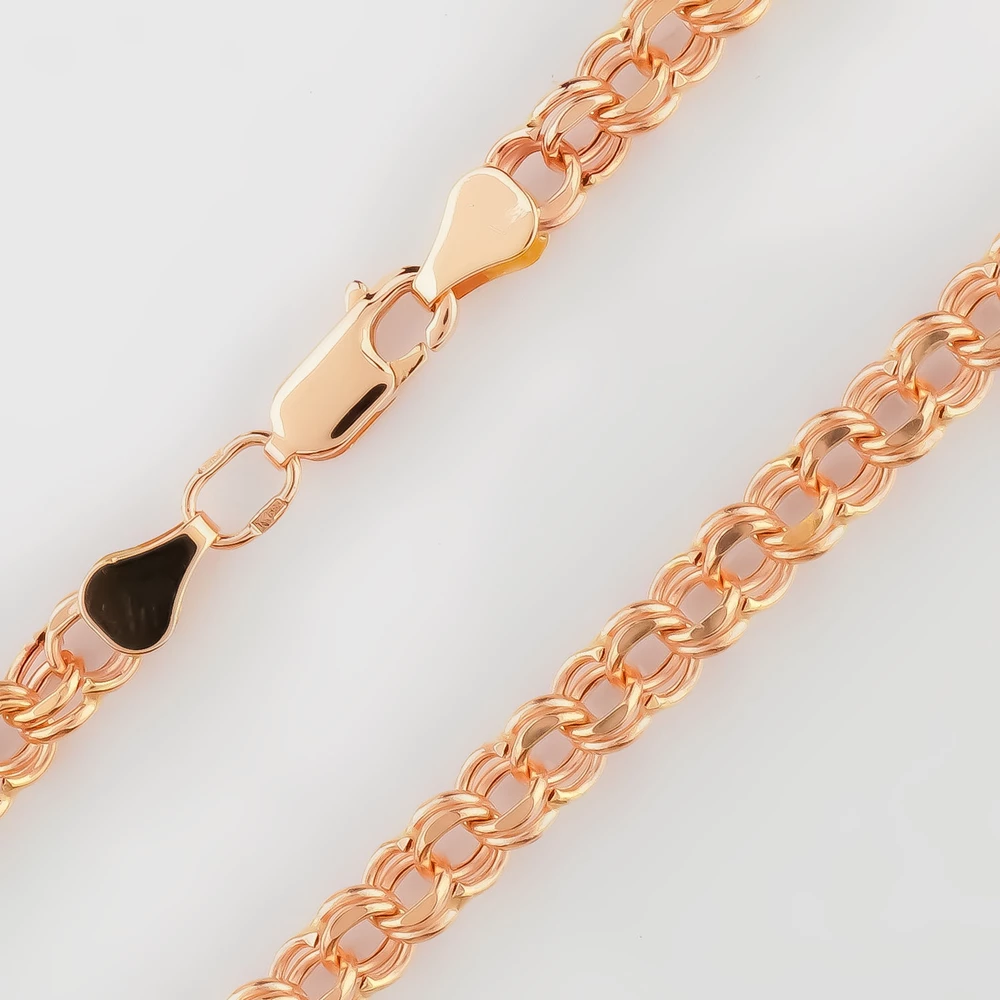 Цепь из красного золота 585 пробы