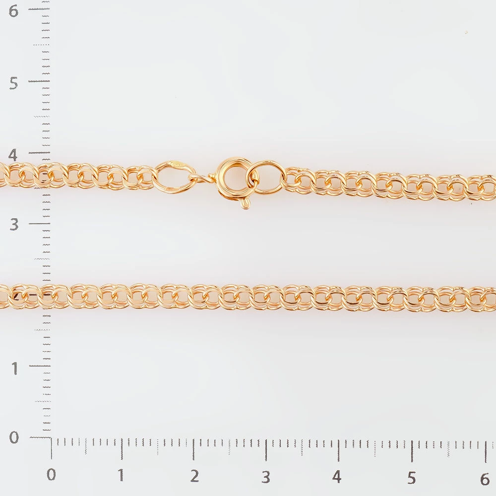 Цепь из красного золота 585 пробы