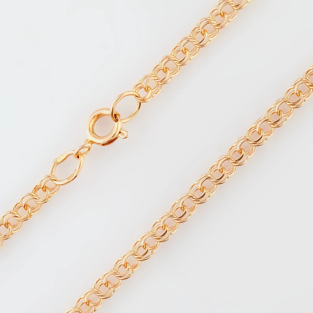 Цепь из красного золота 585 пробы