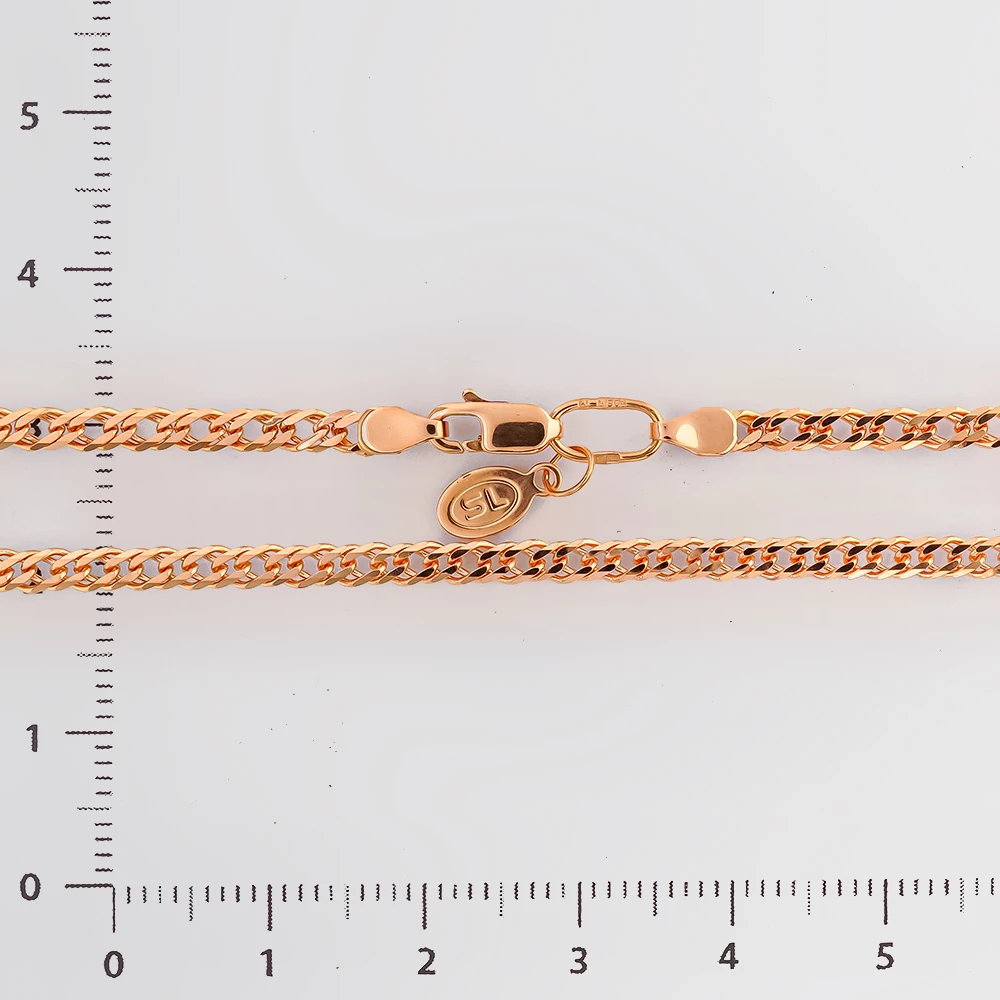 Цепь из красного золота 585 пробы