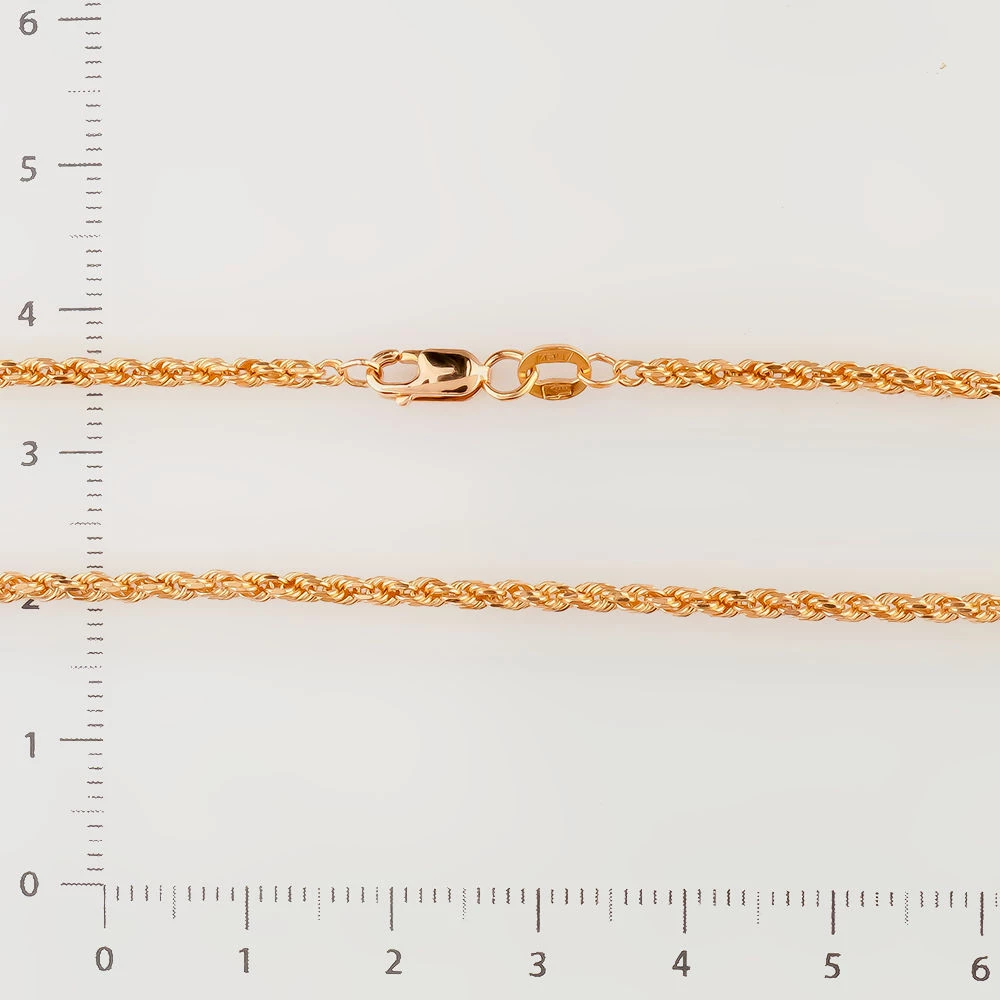 Цепь из красного золота 585 пробы