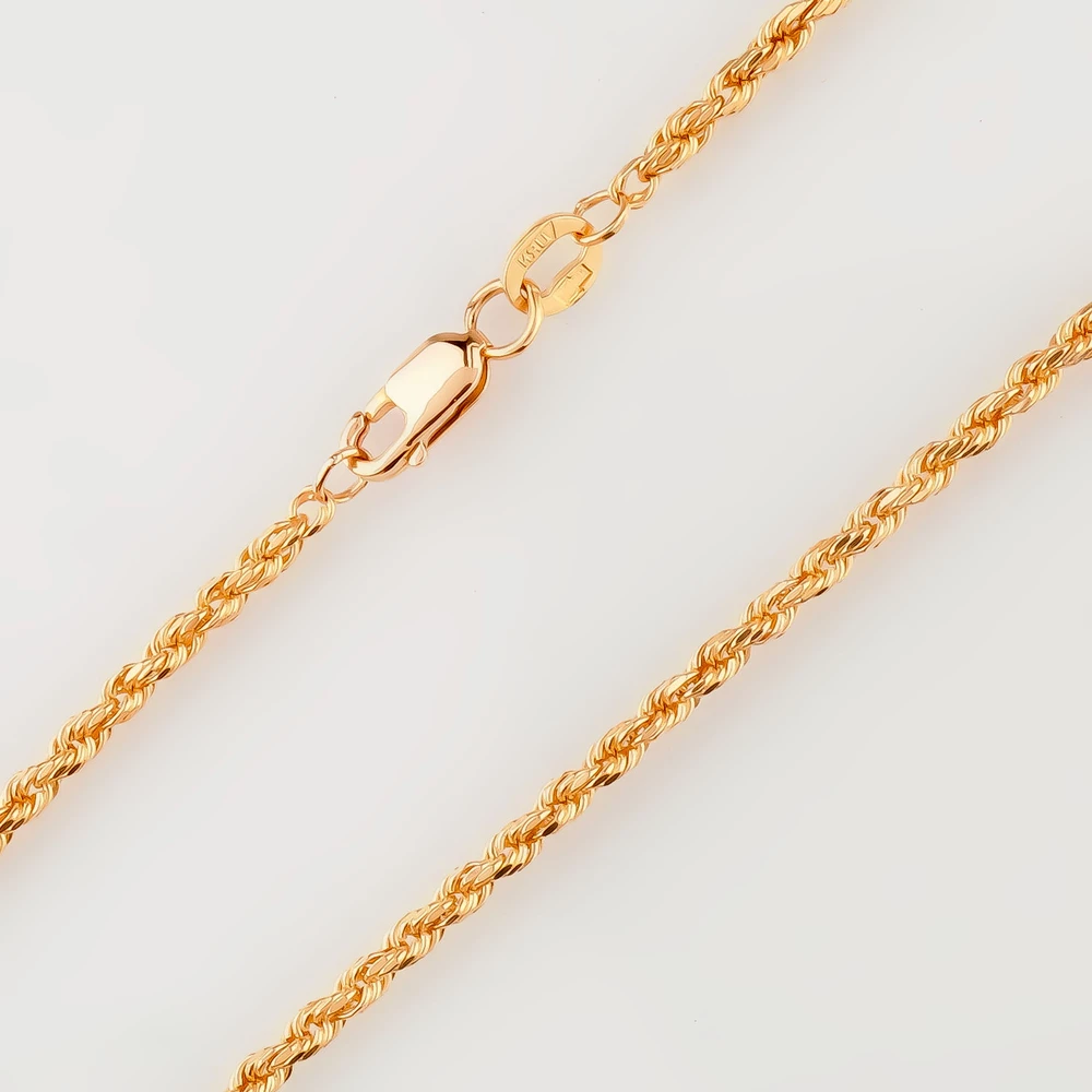 Цепь из красного золота 585 пробы