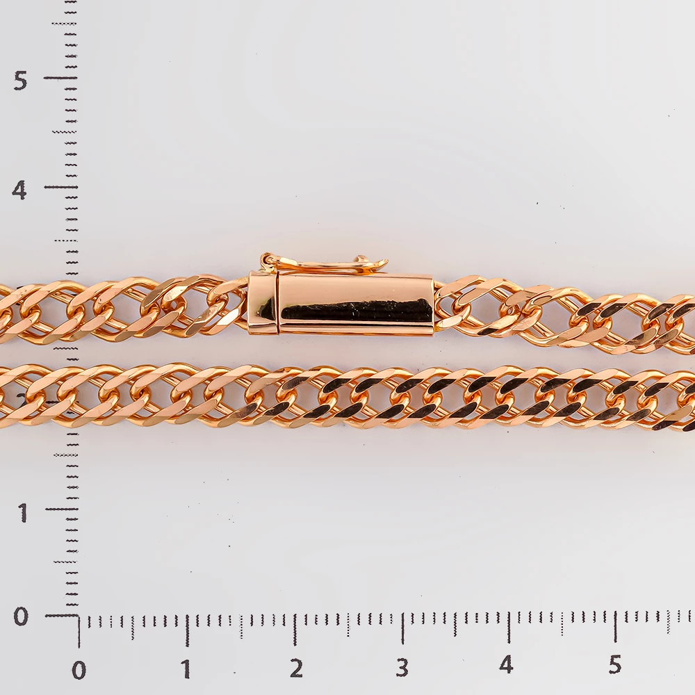 Цепь из красного золота 585 пробы