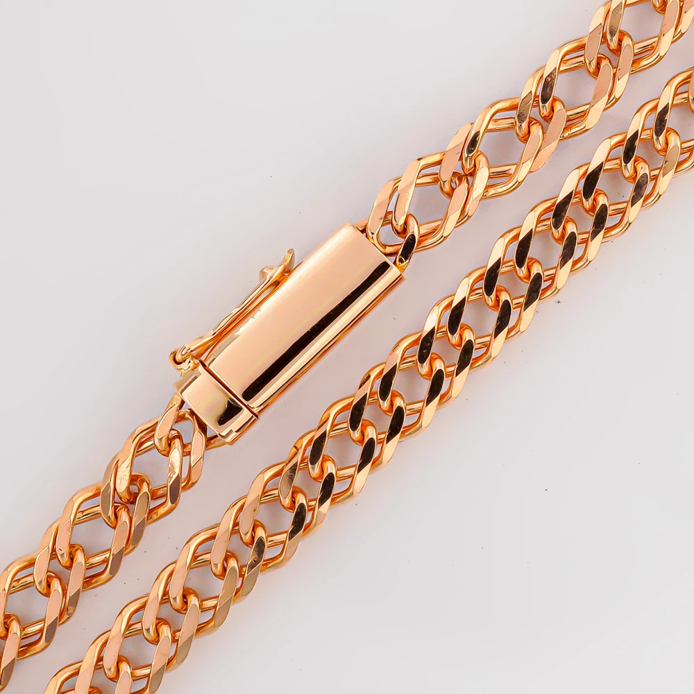 Цепь из красного золота 585 пробы