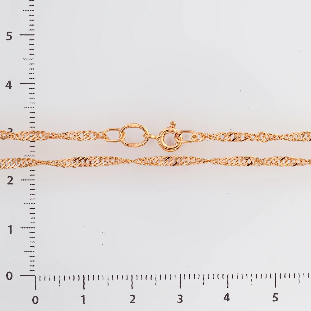 Цепь из красного золота 585 пробы