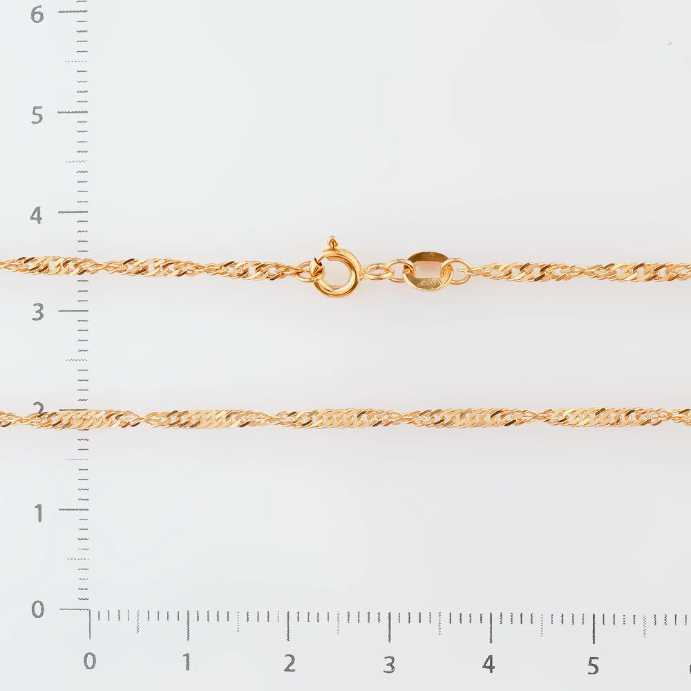 Цепь из красного золота 585 пробы