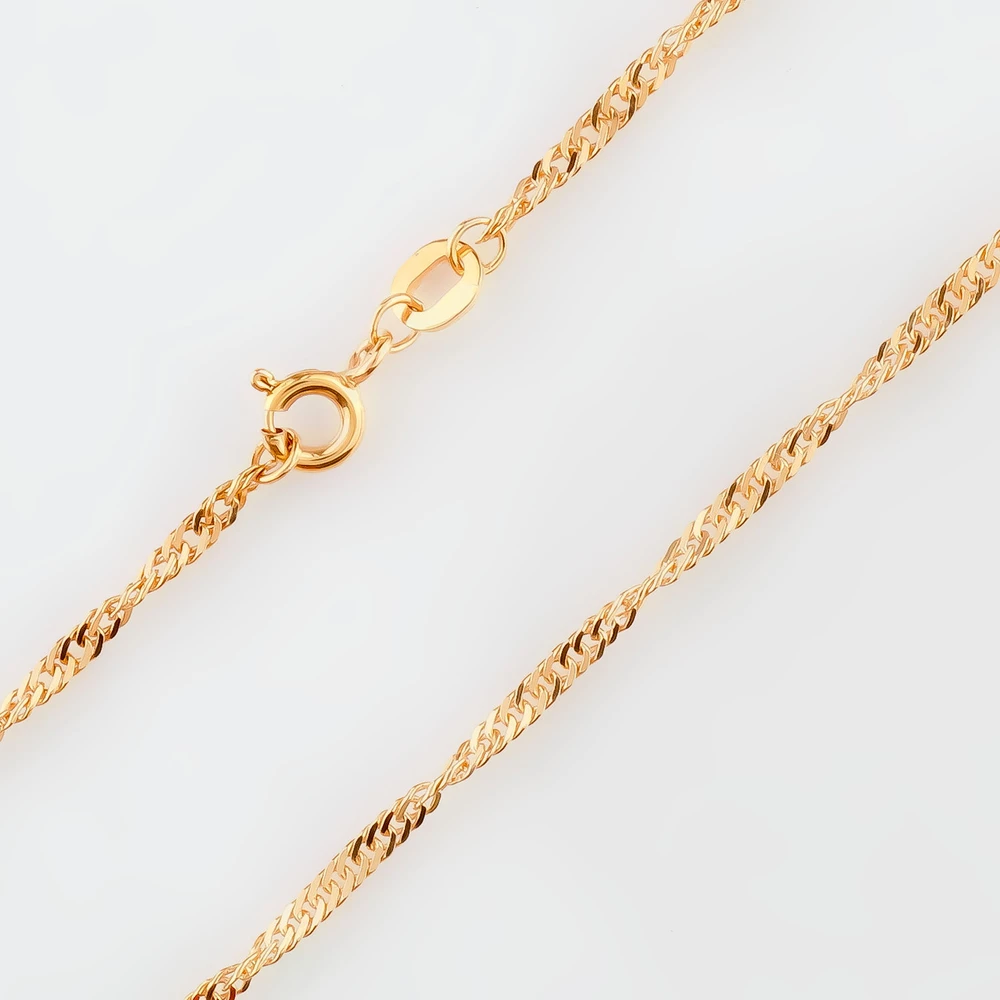 Цепь из красного золота 585 пробы