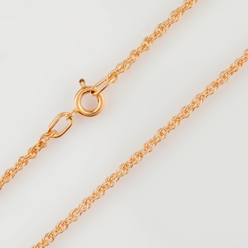 Цепь из красного золота 585 пробы