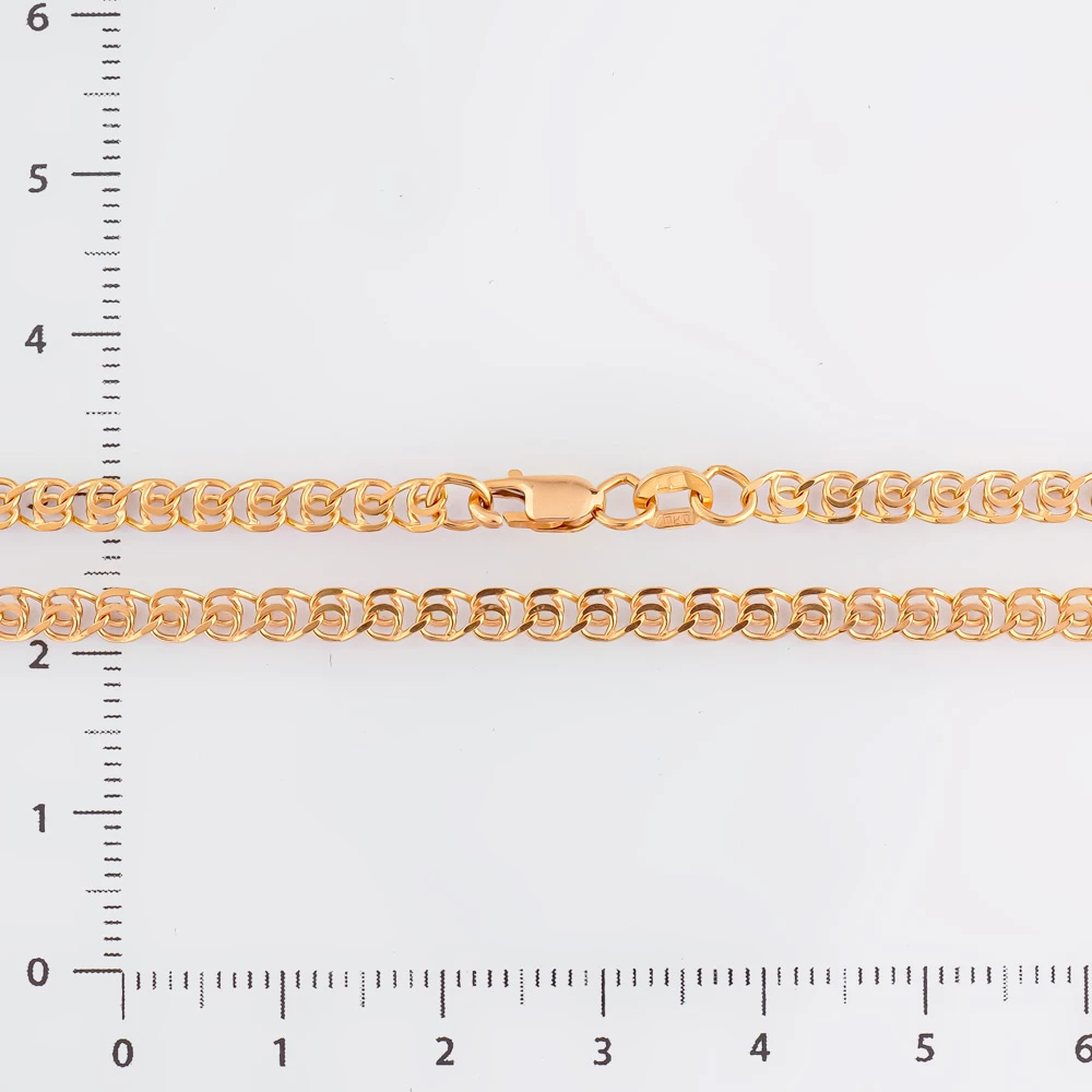 Цепь из красного золота 585 пробы