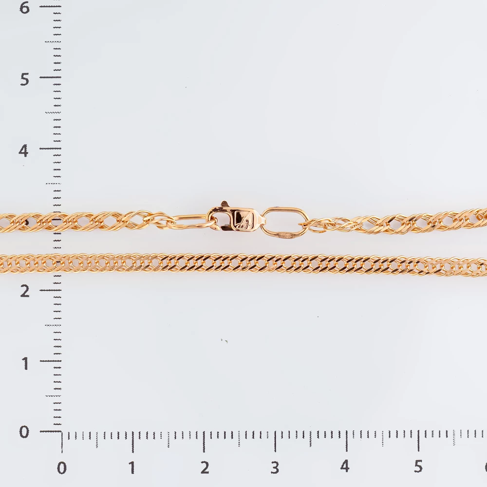Цепь из красного золота 585 пробы