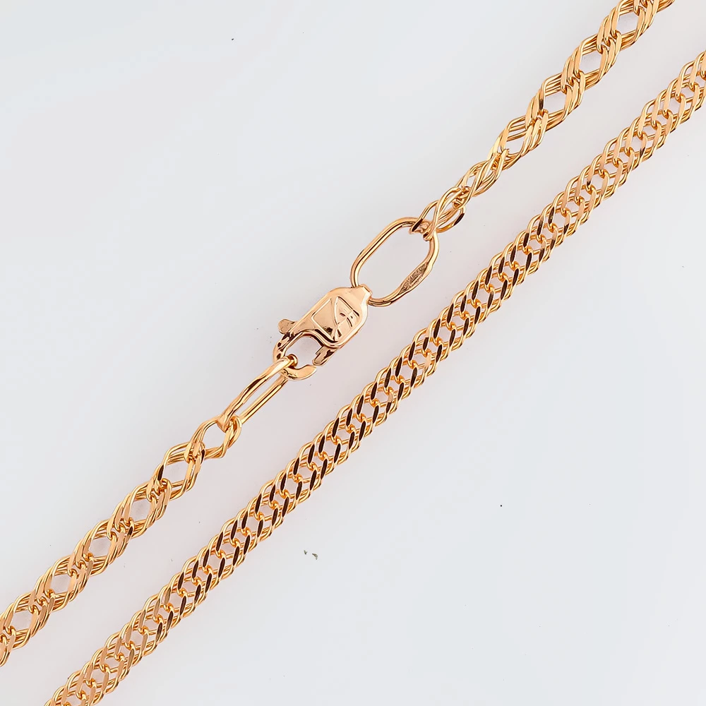 Цепь из красного золота 585 пробы