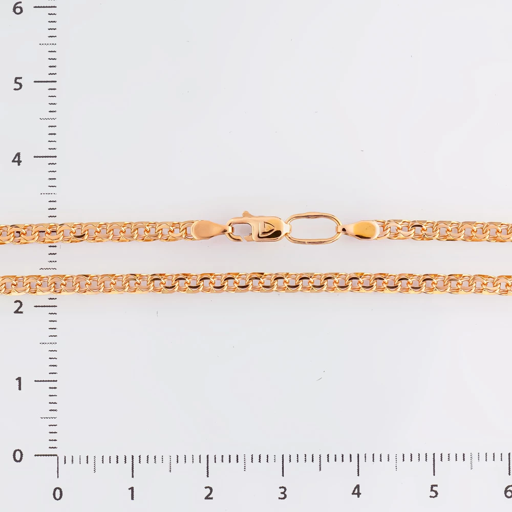 Цепь из красного золота 585 пробы