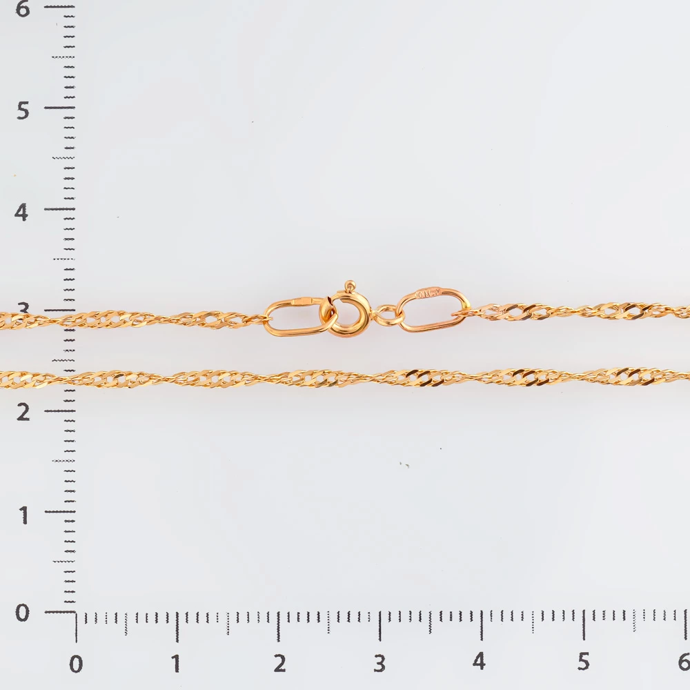 Цепь из красного золота 585 пробы