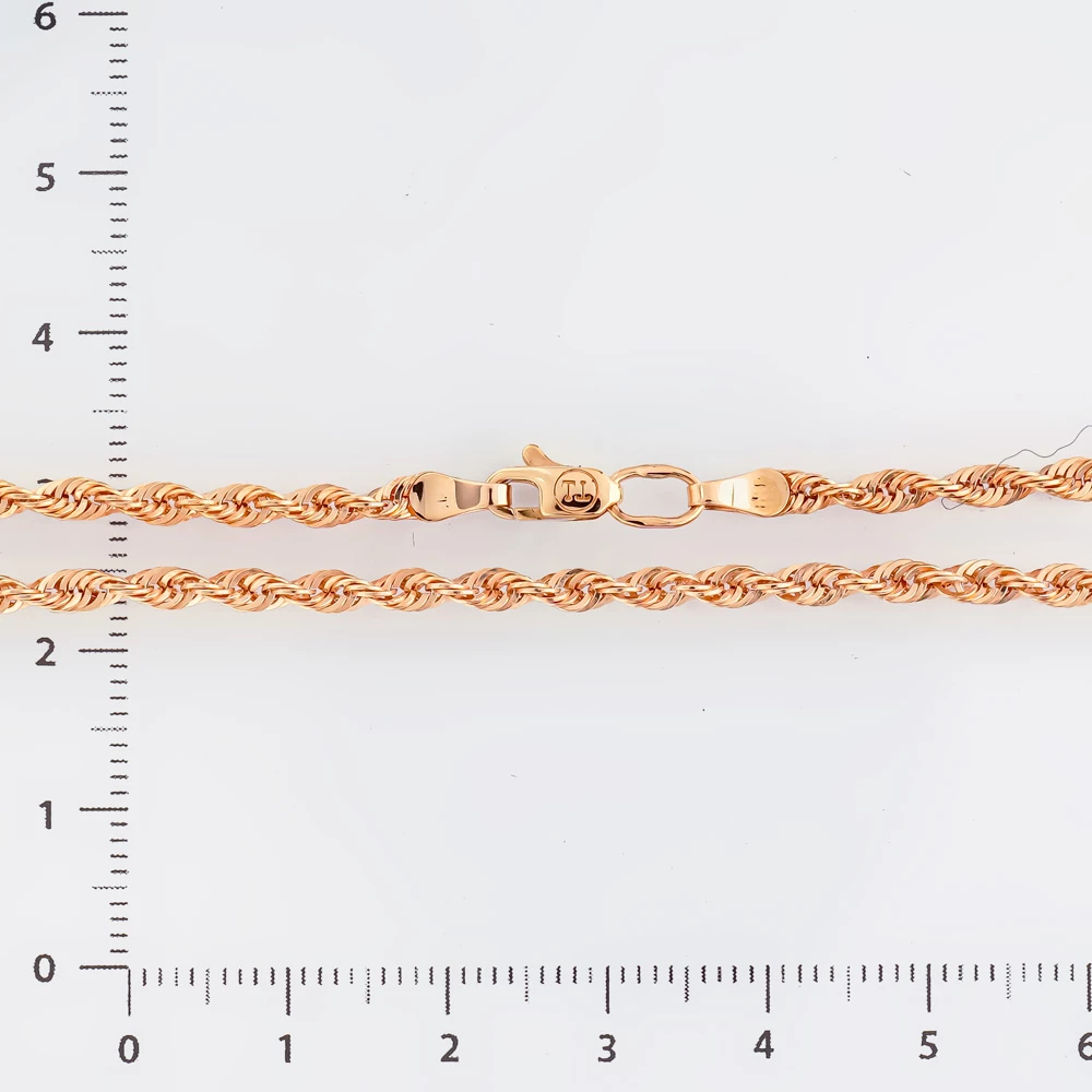 Цепь из красного золота 585 пробы
