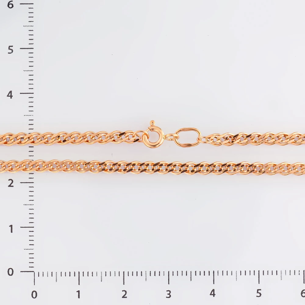 Цепь из красного золота 585 пробы