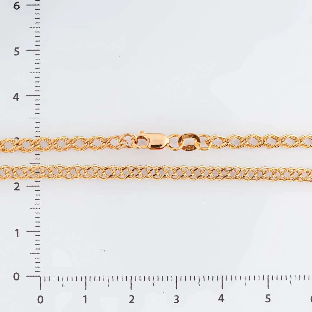 Цепь из красного золота 585 пробы