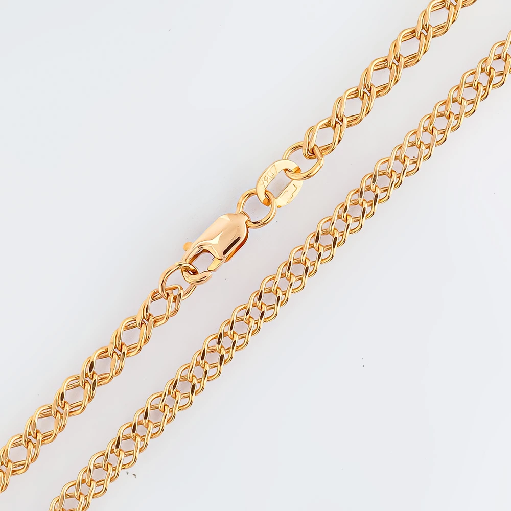 Цепь из красного золота 585 пробы