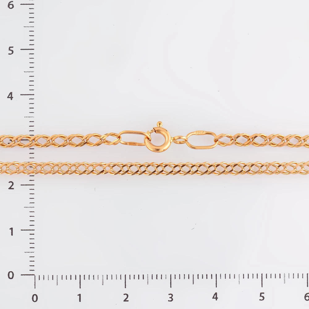 Цепь из красного золота 585 пробы