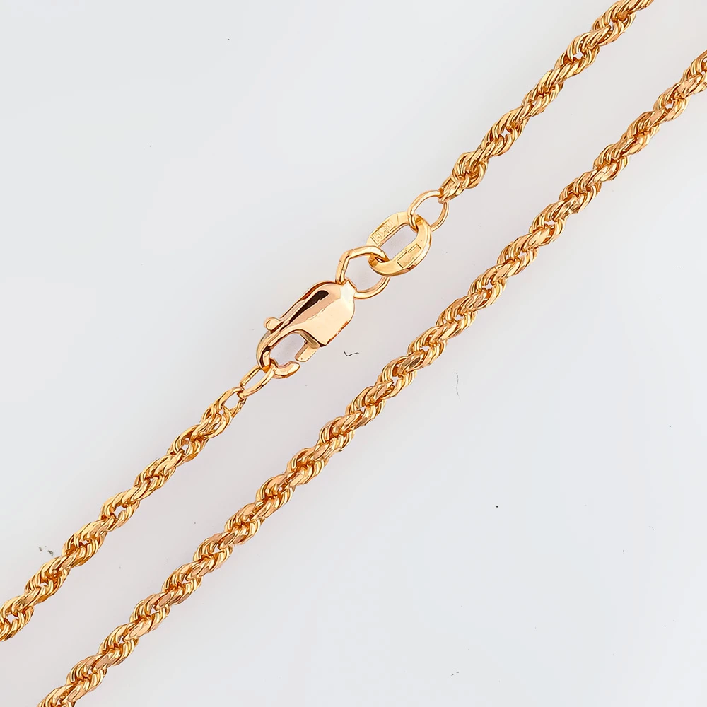 Цепь из красного золота 585 пробы