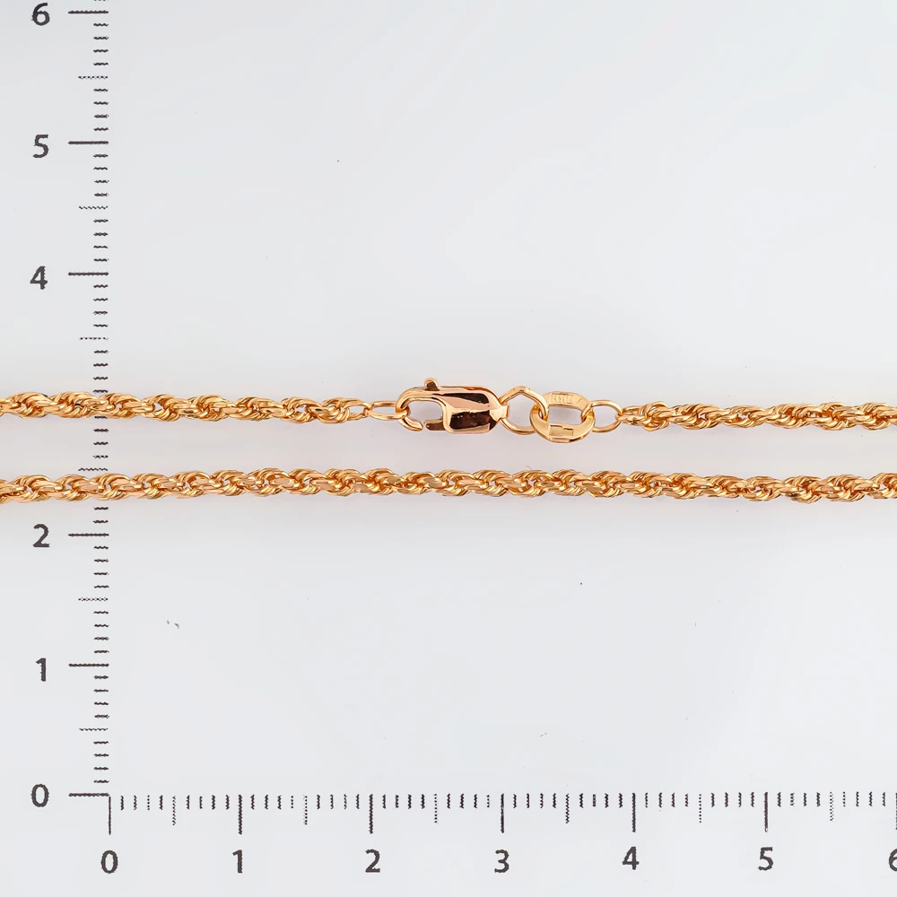 Цепь из красного золота 585 пробы