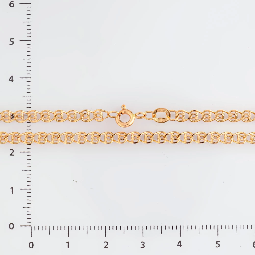 Цепь из красного золота 585 пробы