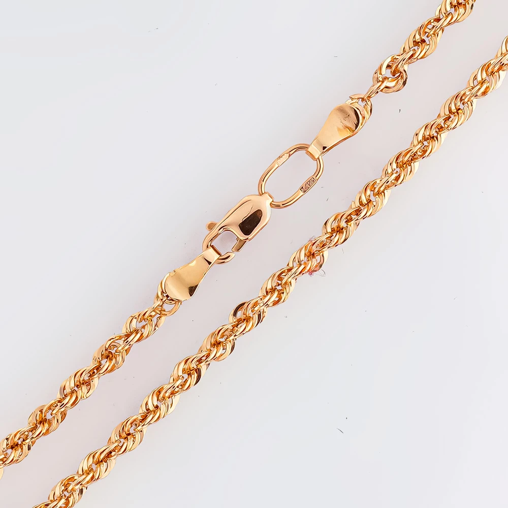 Цепь из красного золота 585 пробы