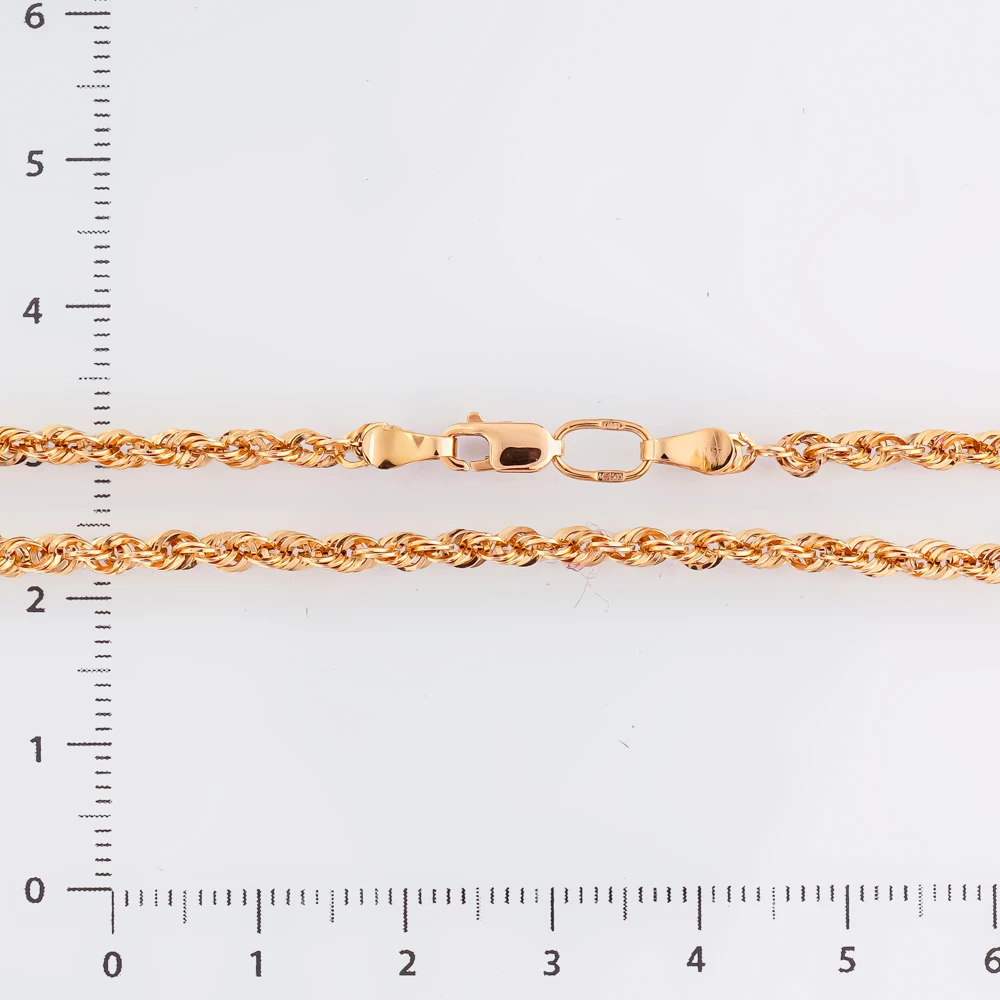 Цепь из красного золота 585 пробы