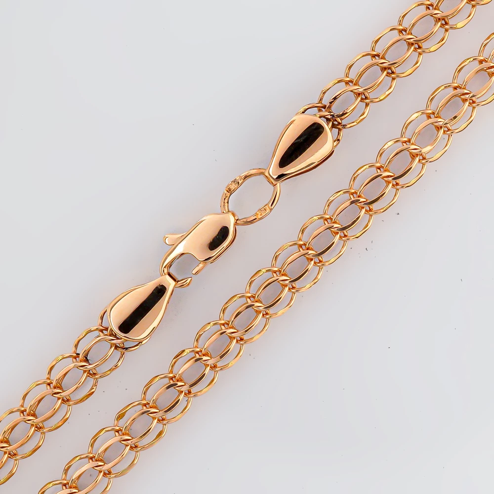 Цепь из красного золота 585 пробы