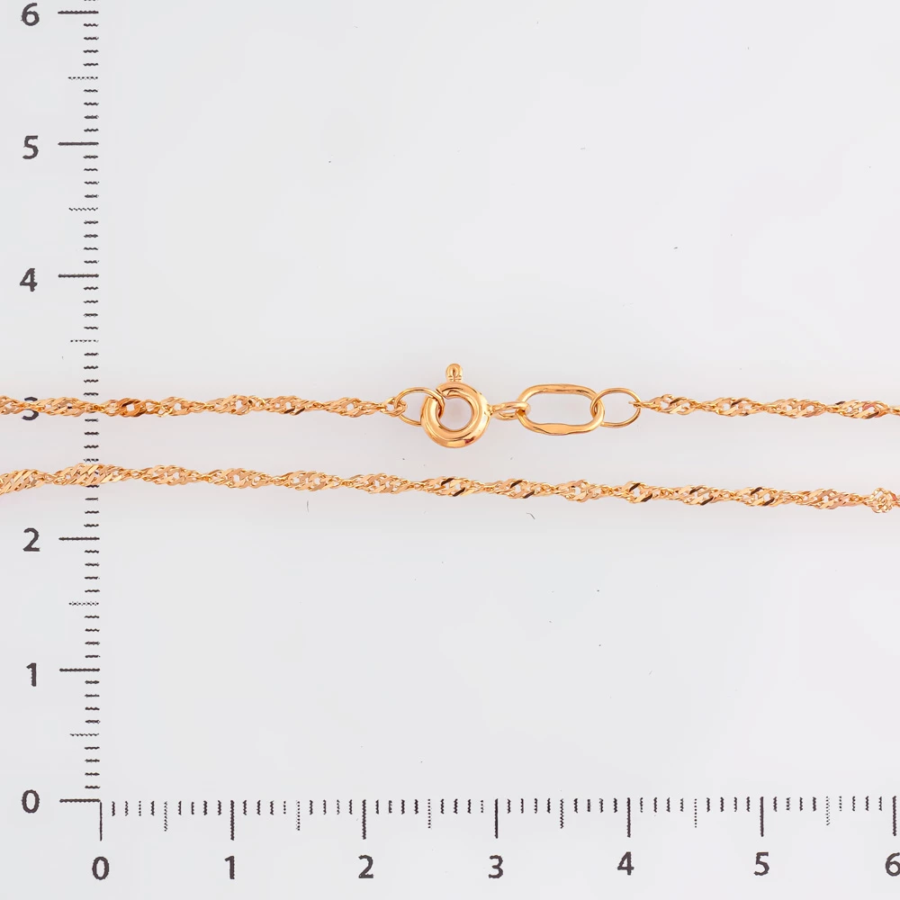 Цепь из красного золота 585 пробы