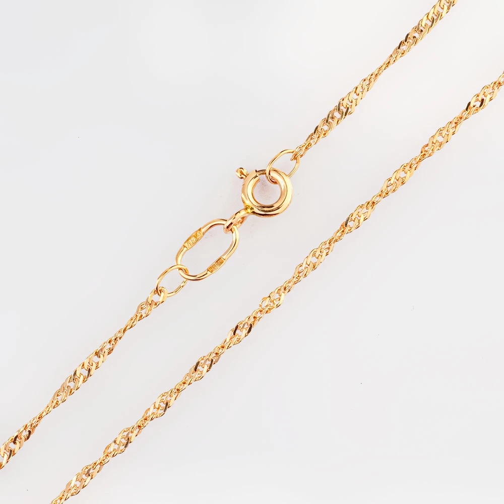 Цепь из красного золота 585 пробы