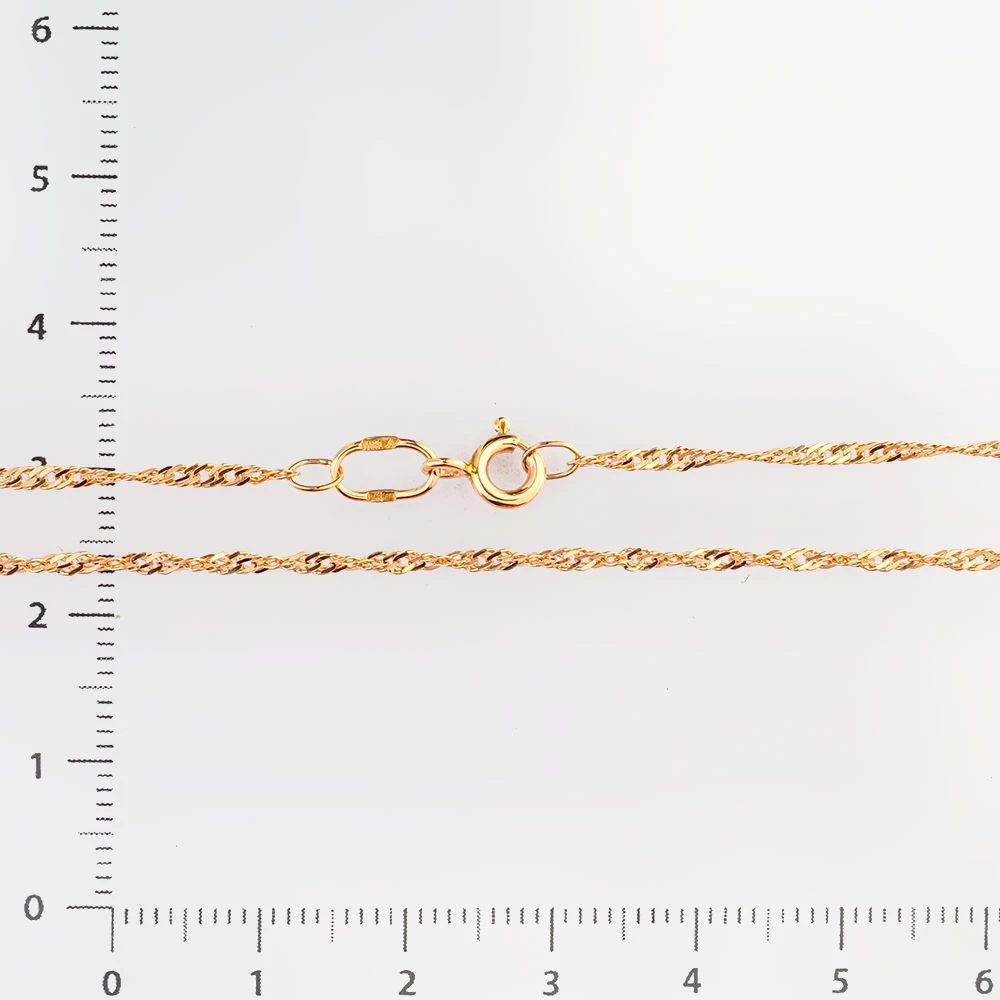 Цепь из красного золота 585 пробы