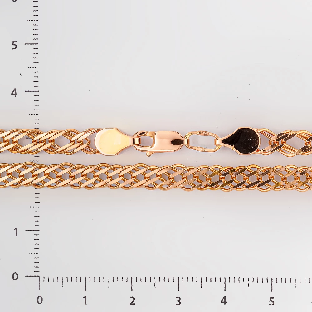 Цепь из красного золота 585 пробы