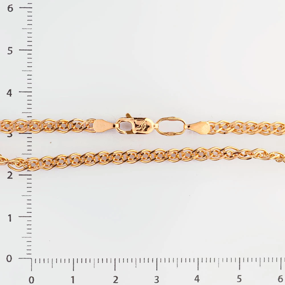 Цепь из красного золота 585 пробы