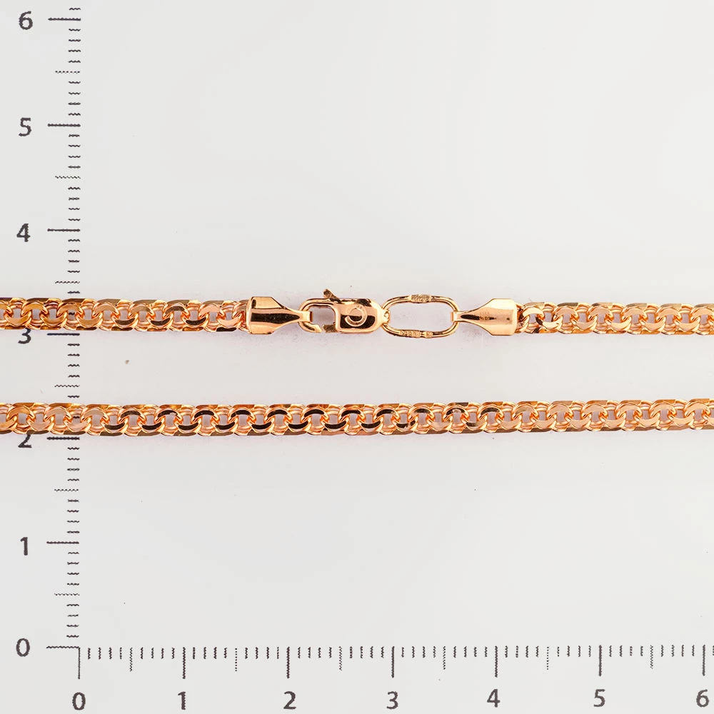Цепь из красного золота 585 пробы