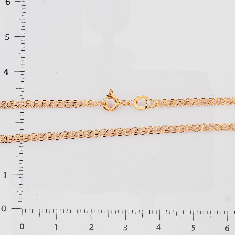 Цепь из красного золота 585 пробы