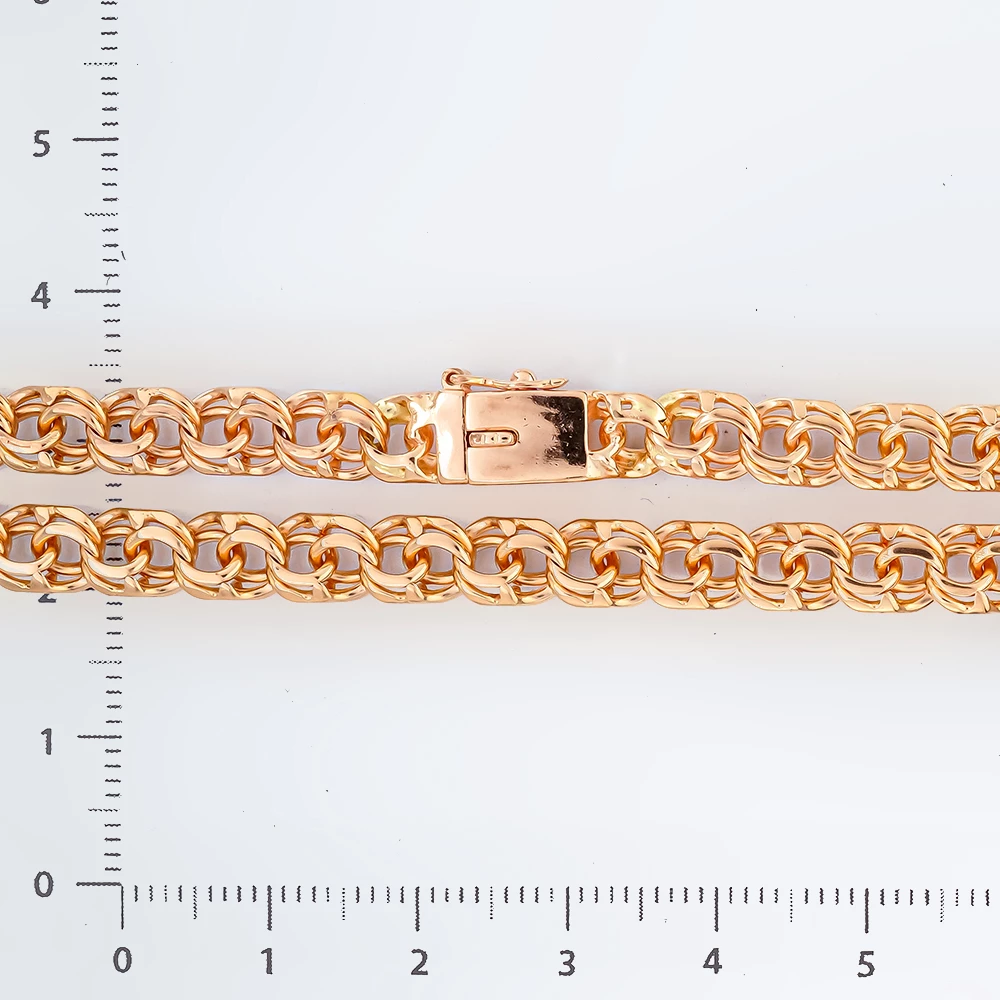 Цепь из красного золота 585 пробы