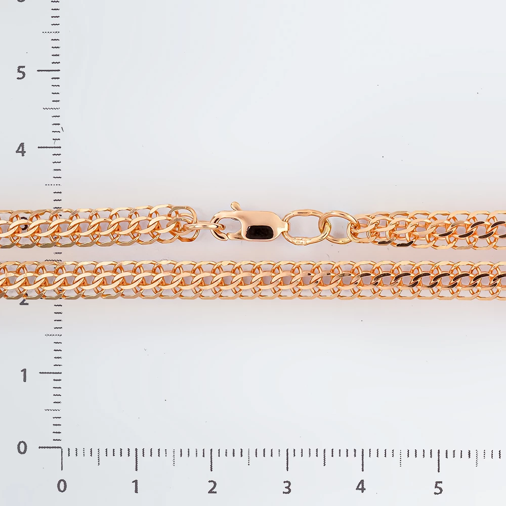 Цепь из красного золота 585 пробы