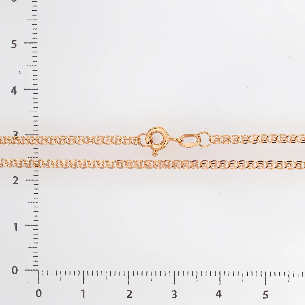 Цепь из красного золота 585 пробы