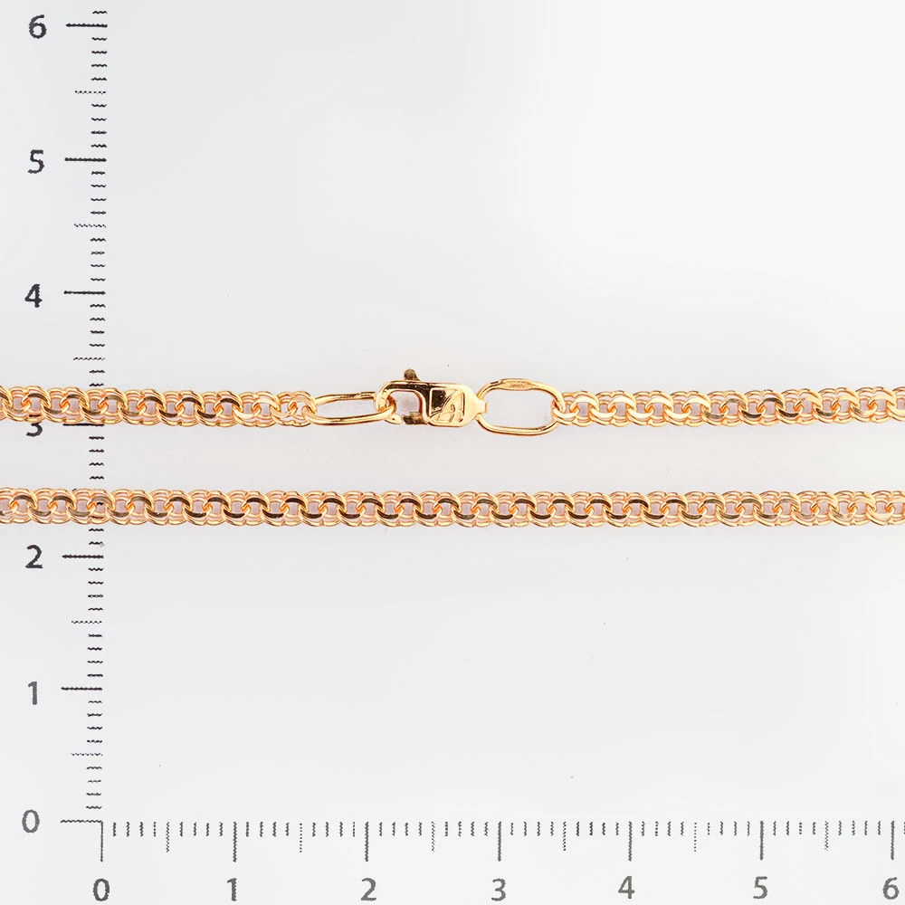 Цепь из красного золота 585 пробы