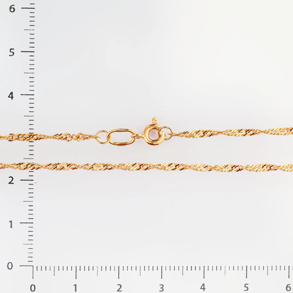 Цепь из красного золота 585 пробы