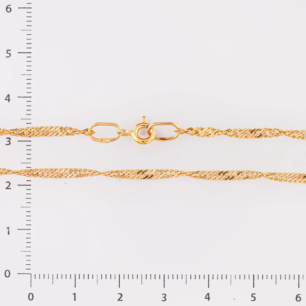 Цепь из красного золота 585 пробы